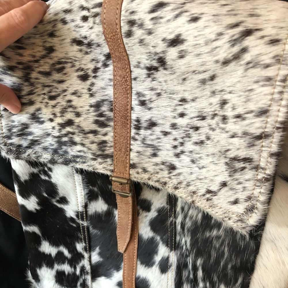 Myra Cowhide backpack. Genuine leather